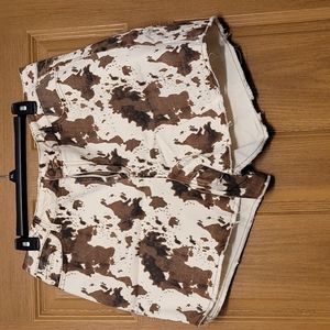 Judy Blue cow print shorts